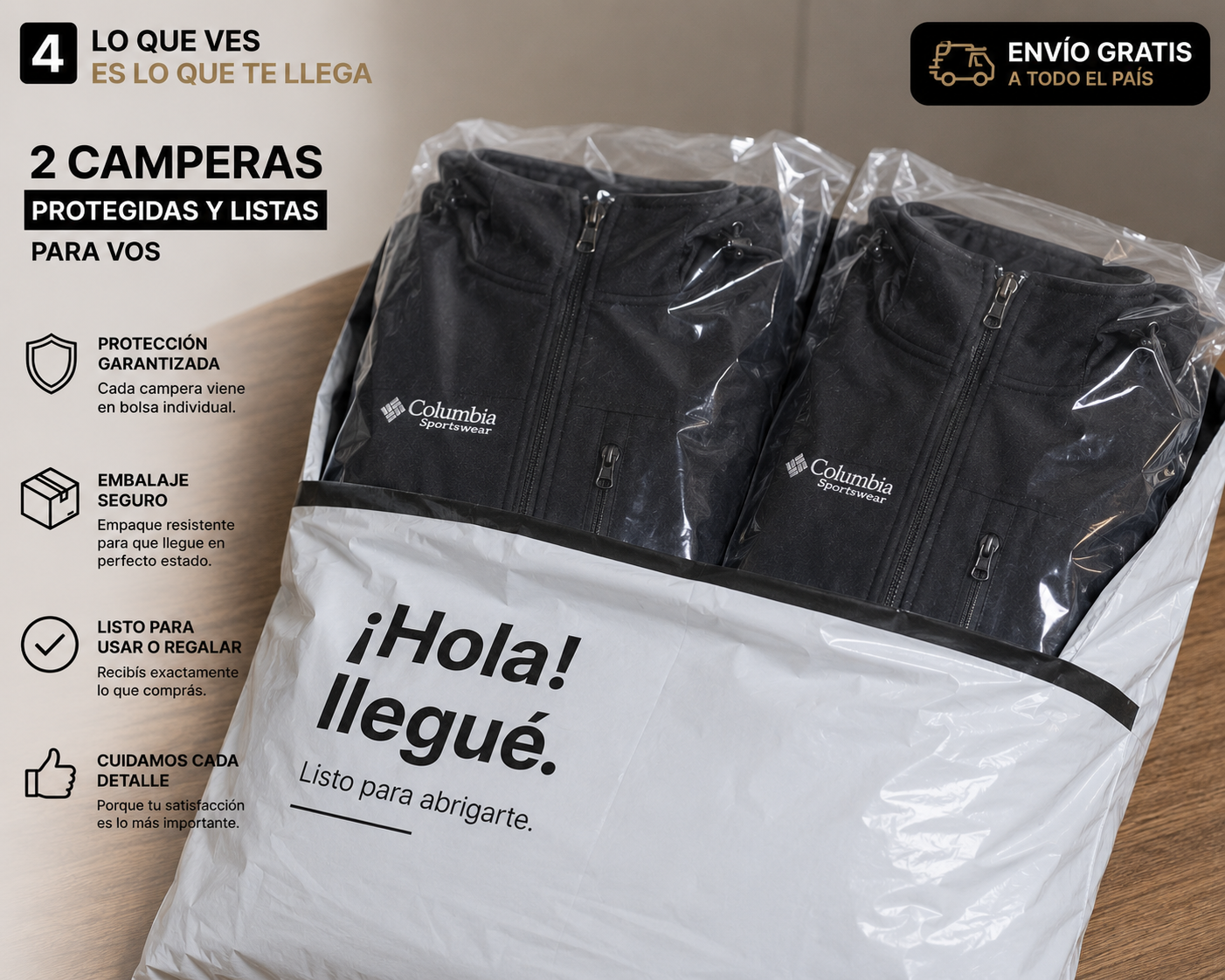 Lo que ves es lo que llega